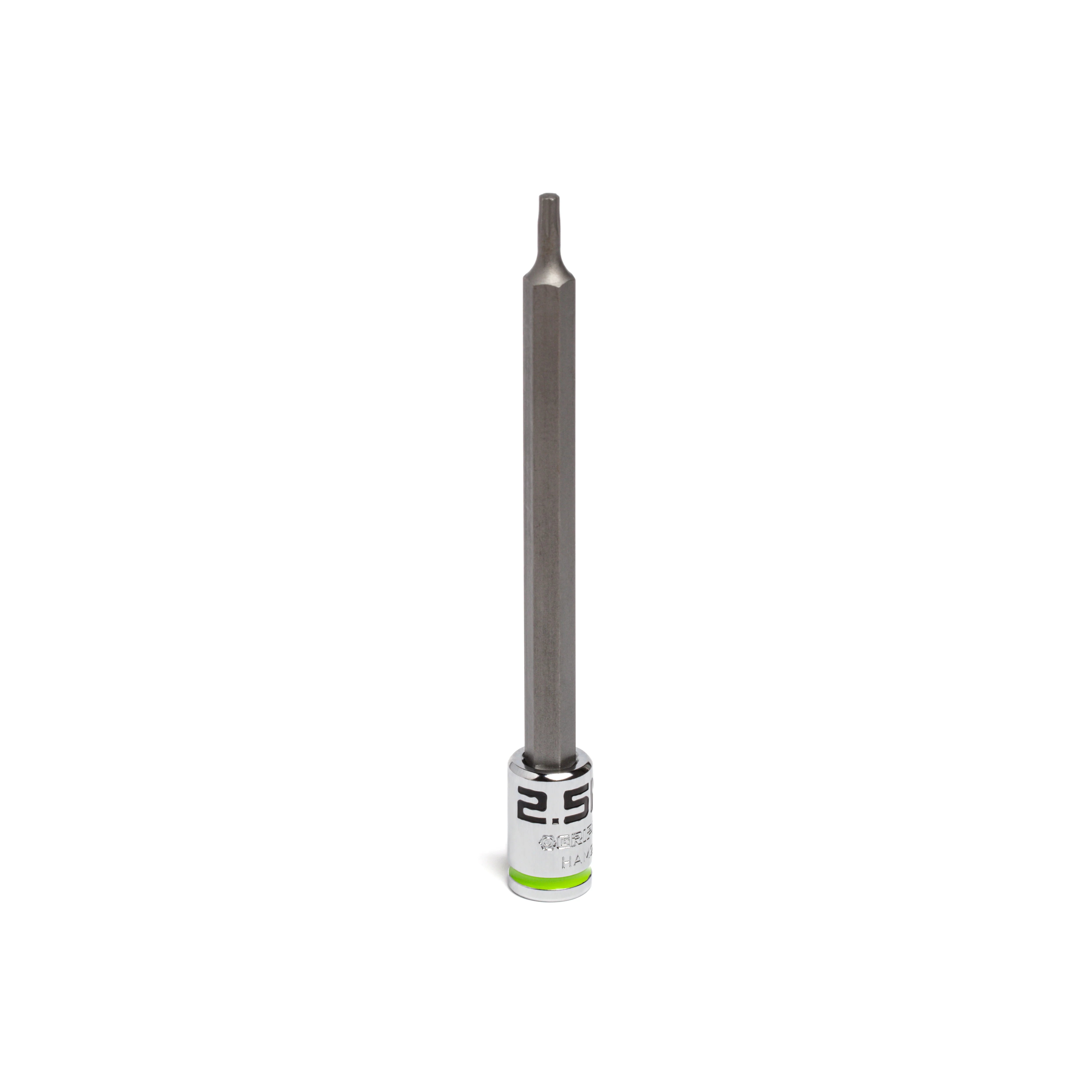 2.5mm - 1/4" Drive Long RPT Hex bit socket