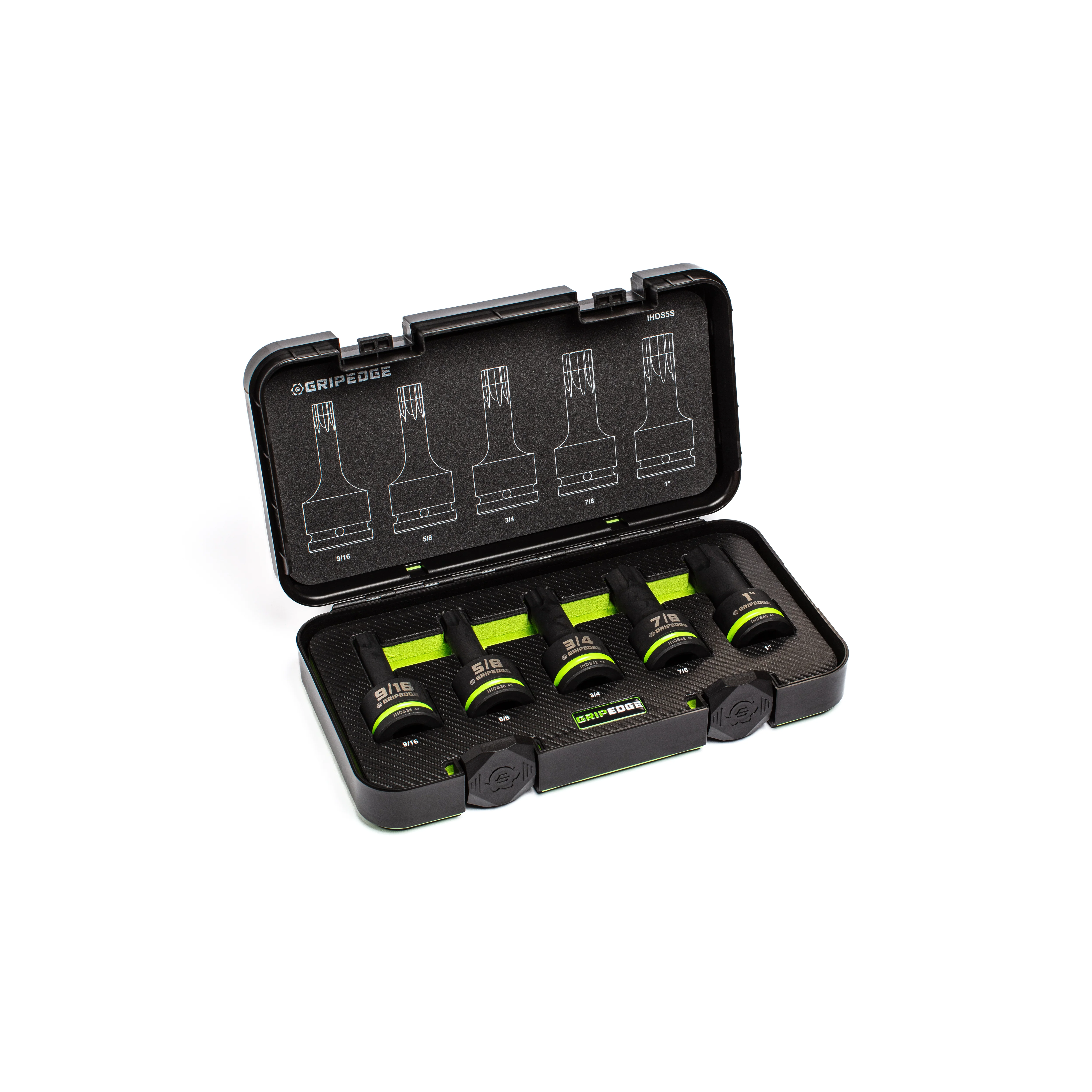 5-PC - Impact SAE RPT Hex Bit Socket - 3/4" Drive - Image 2