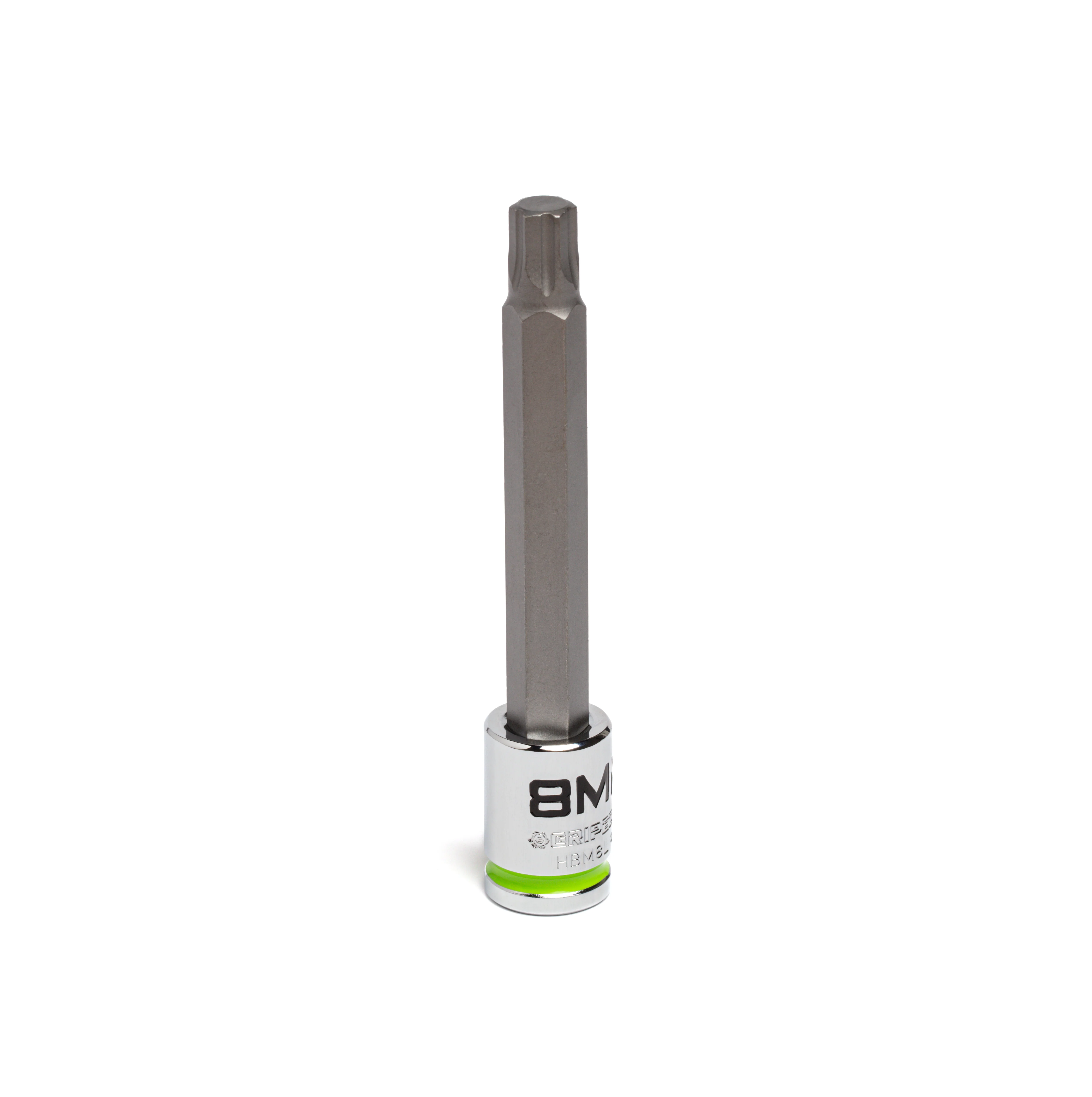 8mm - 3/8" Drive Long RPT Hex bit socket