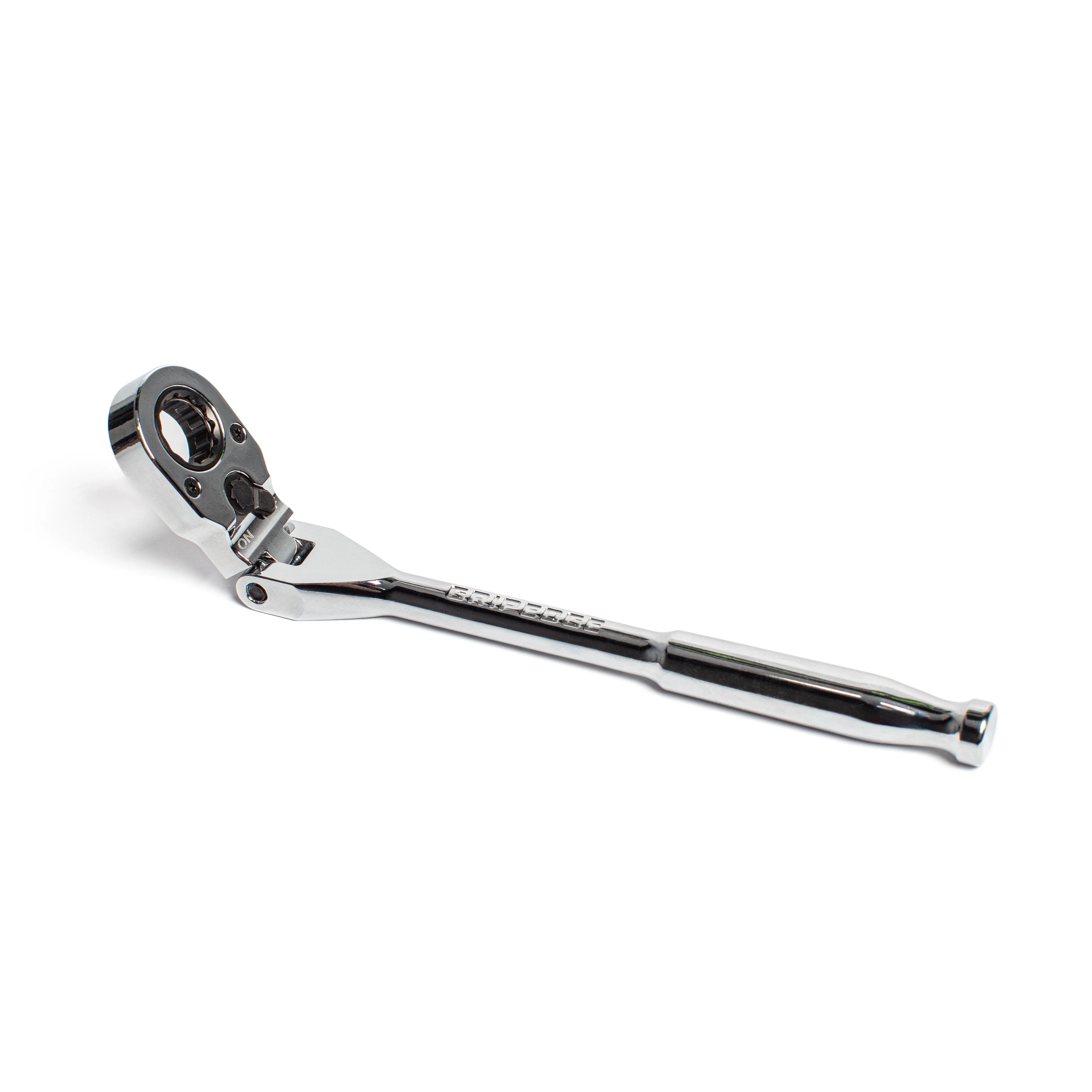 GripEdge | 1/4" Drive Standard Flex Head 7/16 Hex Low Profile Dual Action Driver Ratchet - Image 3
