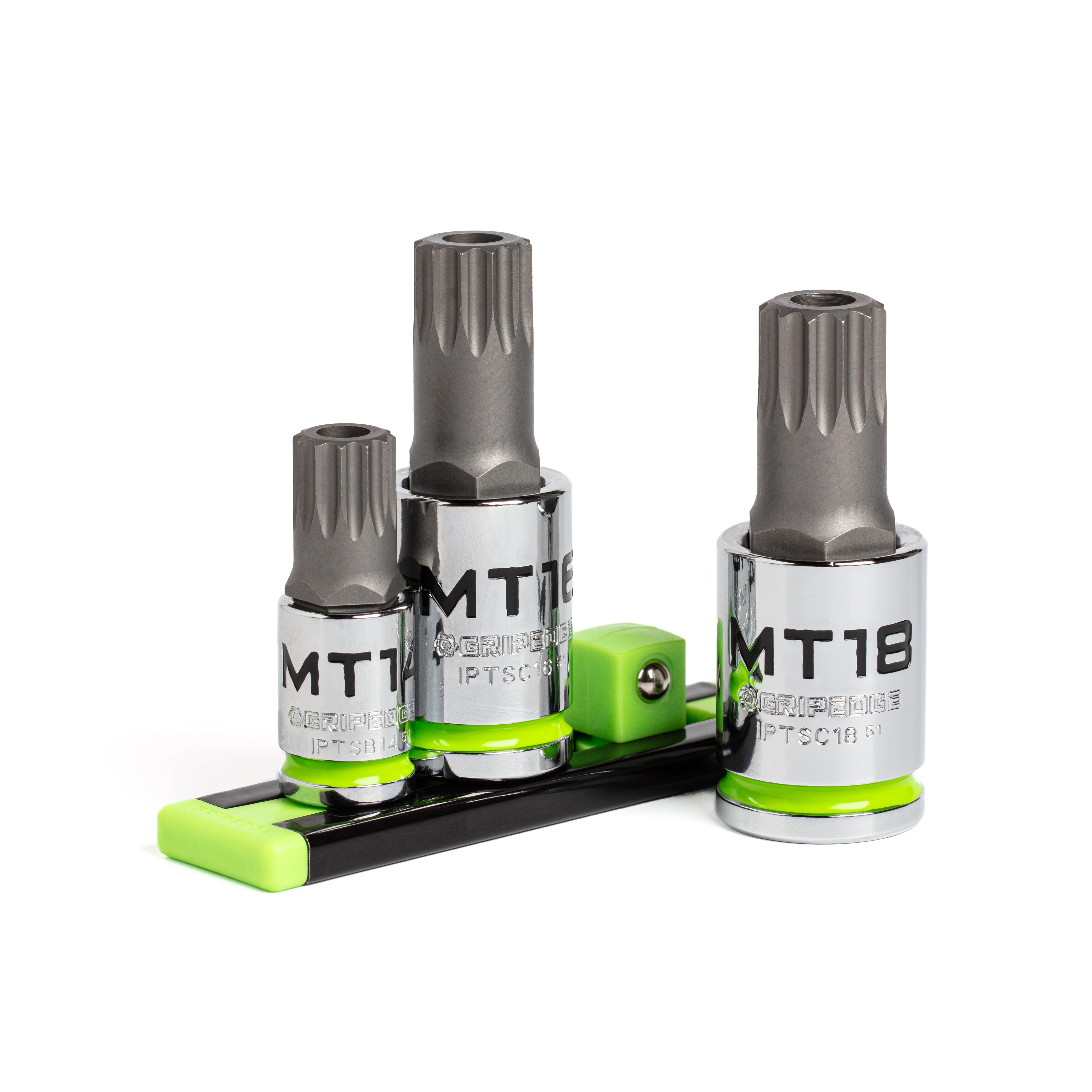 GripEdge | 3-PC RPT 3/8 & 1/2" Drive Standard Security Triple Square Bit Socket Set - Image 3