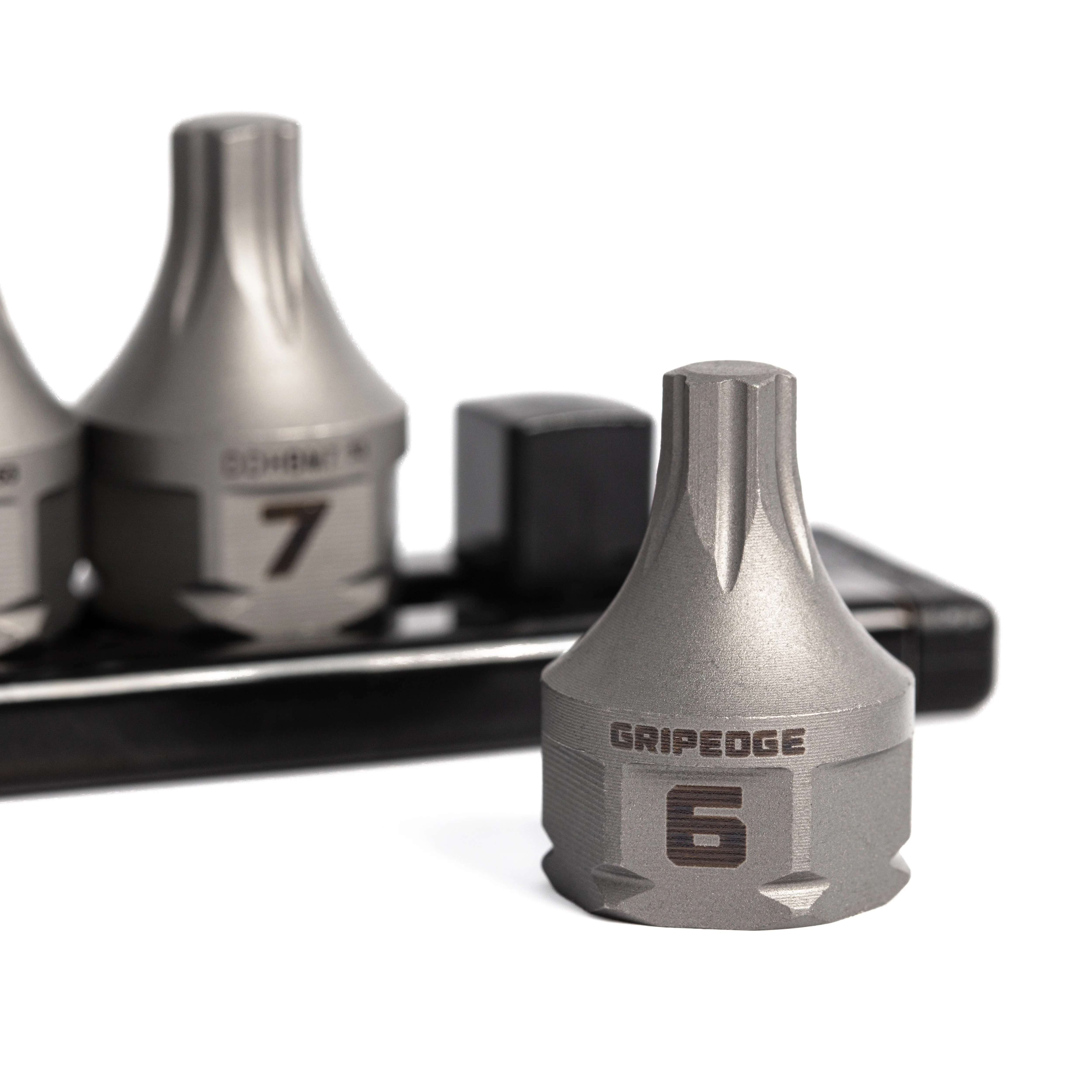 GripEdge | 9-PC RPT 3/8'' Drive Low Profile Metric Hex Dual Action Driver Bit Set - Image 4