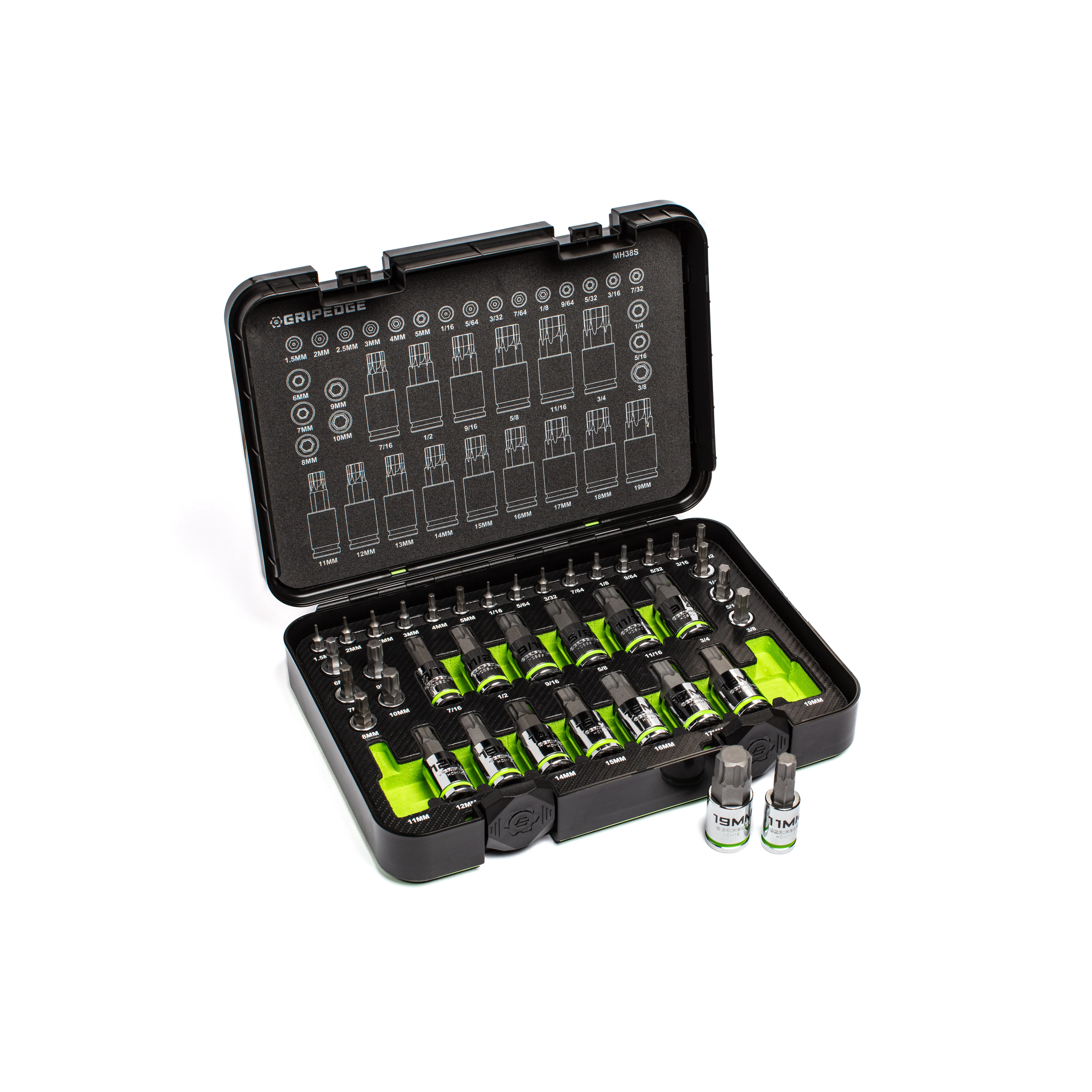 Master RPT Hex Bit Socket Set - 38-Pc - Image 3