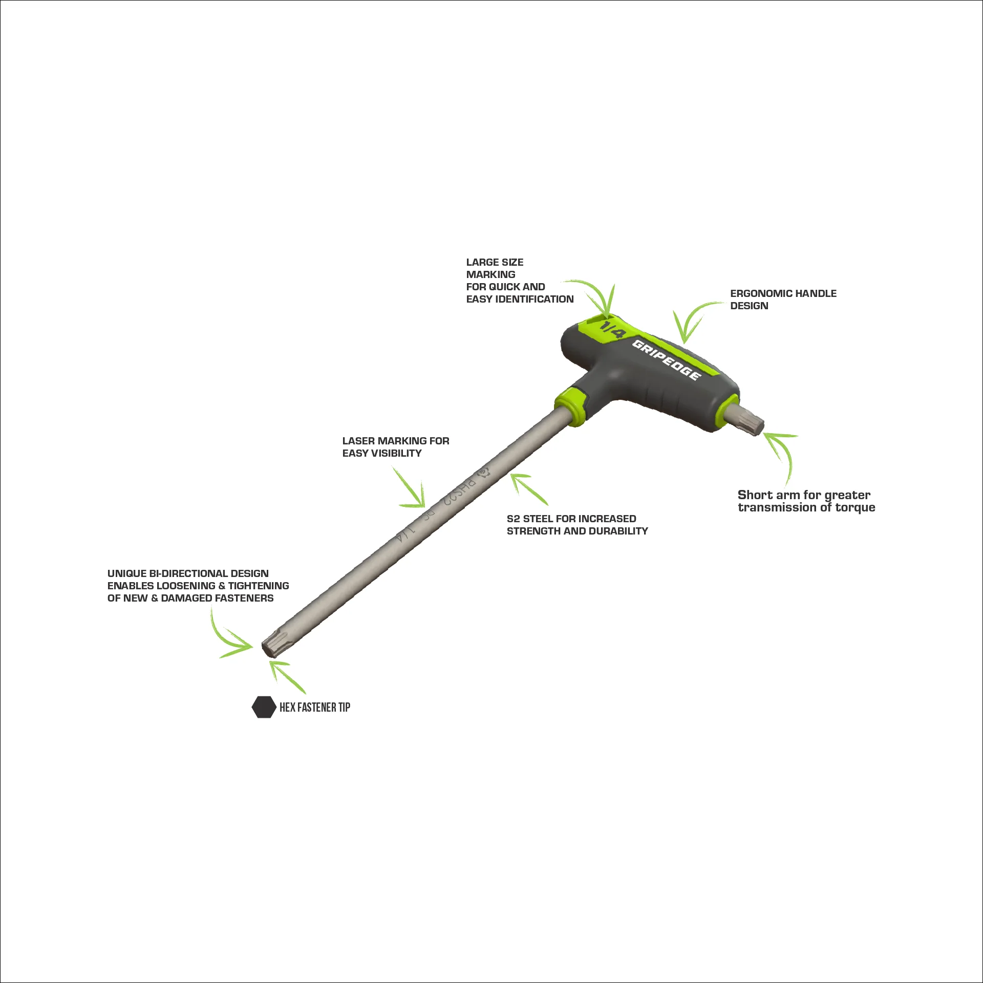 RPT Hex T-Handle Driver Set - 9-Pc SAE - Image 5
